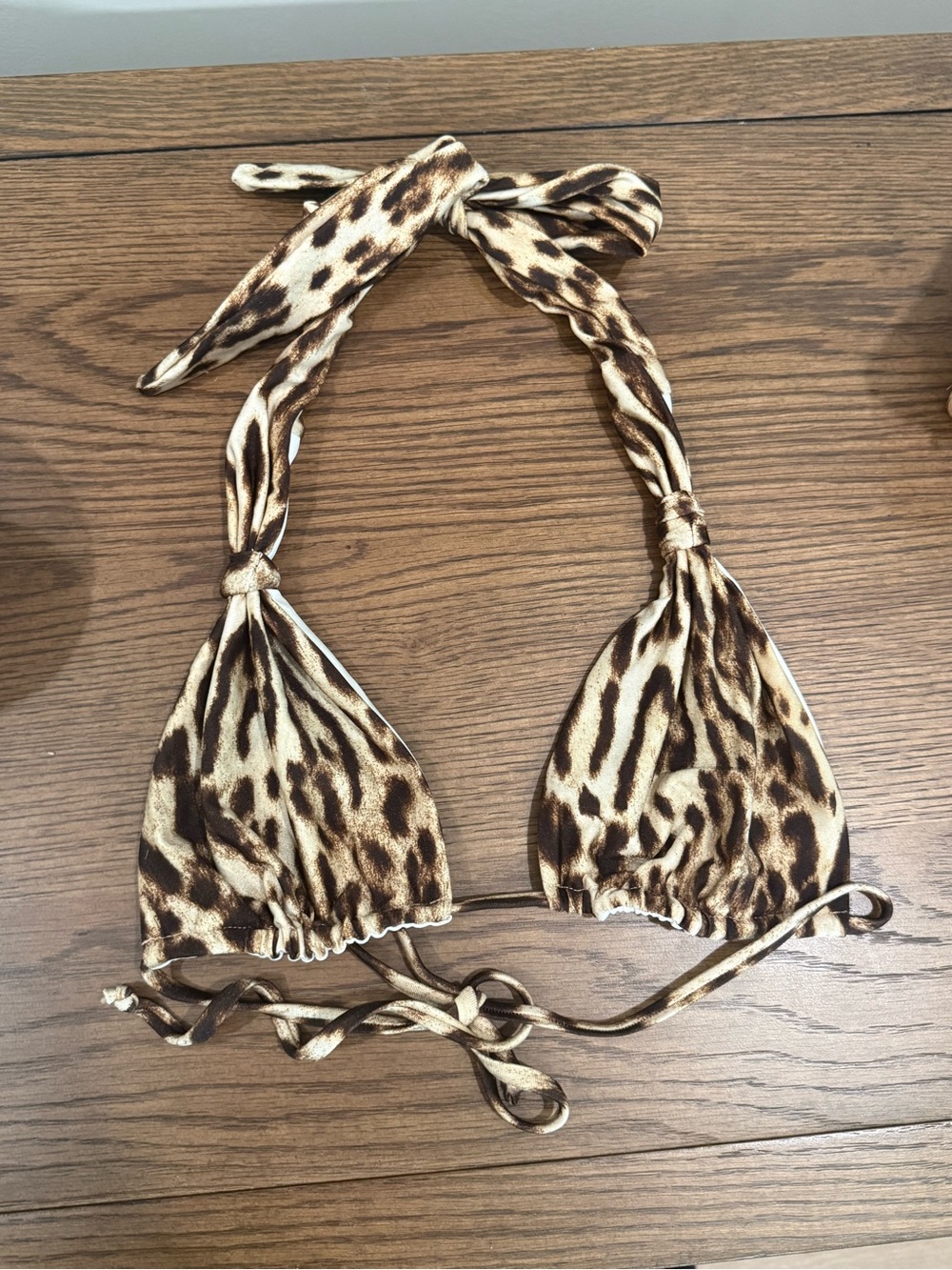 Monday Swimwear Tulum Leopard Bikini Top S/M